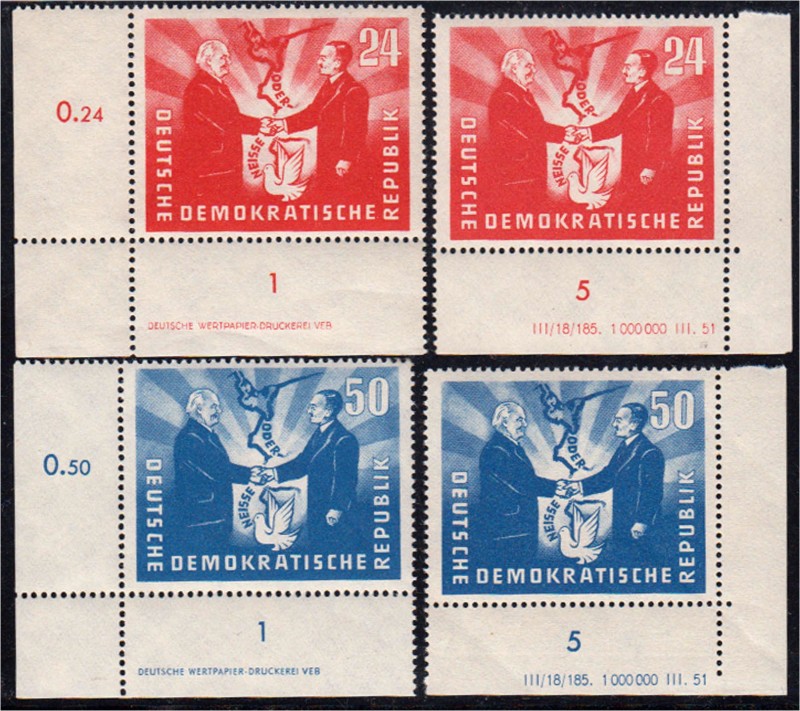 Briefmarken, Deutschland, Deutsche Demokratische Republik
Deutsch-polnische Freu...