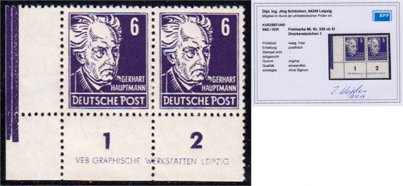 Briefmarken, Deutschland, Deutsche Demokratische Republik
6 Pf. Persönlichkeiten...