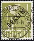 Briefmarken, Deutschland, Berlin
1 M Schwarzaufdruck 1948, traumhaft gestempelt, Kabinetterhaltung, bestens geprüft Schlegel BPP. Mi. 400,-€. gestempe...