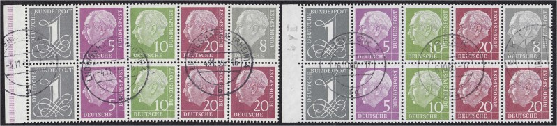 Briefmarken, Deutschland, Bundesrepublik Deutschland
Heuss 1958/60, gestempelt, ...