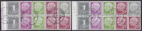 Briefmarken, Deutschland, Bundesrepublik Deutschland
Heuss 1958/60, gestempelt, einwandfreie Erhaltung, H-Bl. Y II geprüft Schmidl BPP. Mi. 270,-€. ge...