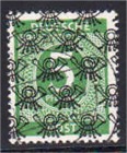 Briefmarken, Deutschland, Alliierte Besetzung (Amerikanische u. Brit. Zone)
5 Pf. Ziffern-Netzaufdruck 1948, sauber gestempelt, geprüft Schlegel BPP. ...