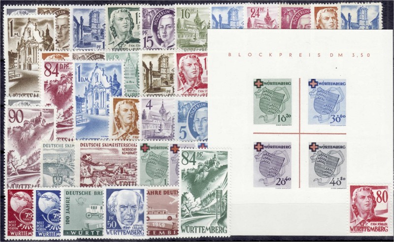 Briefmarken, Deutschland, Alliierte Besetzung (Französische Zone)
Französiche Zo...