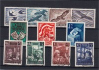Briefmarken, Ausland, Österreich
Kärnten 1950, Wiederaufbau 1951 und Vögel 1953, drei sauber gestempelte Sätze. Mi. 490,-€. gestempelt