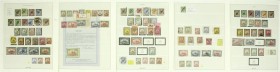 Briefmarken, Lots und Sammlungen
Dt. Auslandspostämter/Kolonien 1899/1919 */**/gest./Briefe: Zweibändige, gemischt geführte Sammlung aller Gebiete mit...