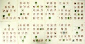 Briefmarken, Lots und Sammlungen
Altdeutschland - Baden/Nummerstempel: Fantastische Sammlung ab Stempel-Nr. 1 bis 177 komplett bis auf St.-Nr. 168, da...