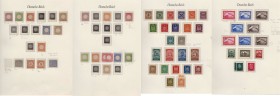 Briefmarken, Lots und Sammlungen
Deutsches Reich 1872-1932 */**: Ungebrauchte bzw. postfrische Sammlung im Borek-Klemmbinder mit vielen guten Brustsch...
