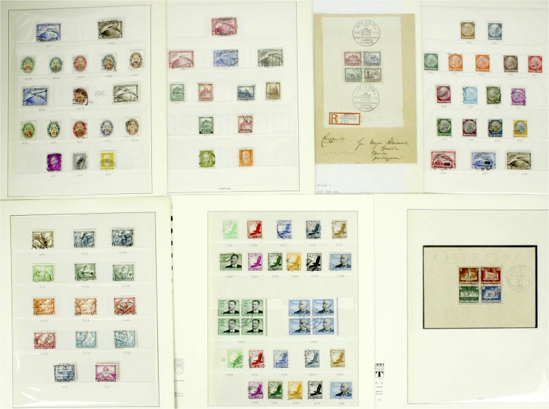 Briefmarken, Lots und Sammlungen
Deutsches Reich 1923-1945: Gestempelte Sammlung...