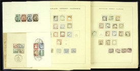 Briefmarken, Lots und Sammlungen
Deutsches Reich 1872-1945 gest.: Gestempelte Sammlung im Schaubek-Album mit besseren Brustschild-Ausgaben, Nr. 66 Rei...
