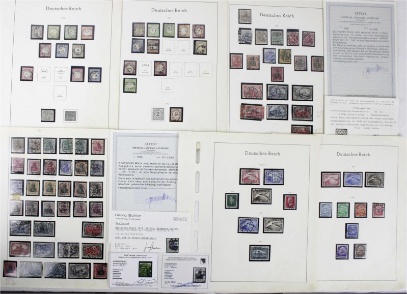 Briefmarken, Lots und Sammlungen
Deutsches Reich 1872-1945: Gestempelte Sammlung...