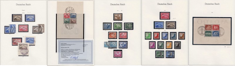 Briefmarken, Lots und Sammlungen
Deutsches Reich 1923-1945 gest.: Reichhaltige S...