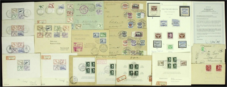 Briefmarken, Lots und Sammlungen
Deutsches Reich 1935-1945 gest./Breife: Reichha...