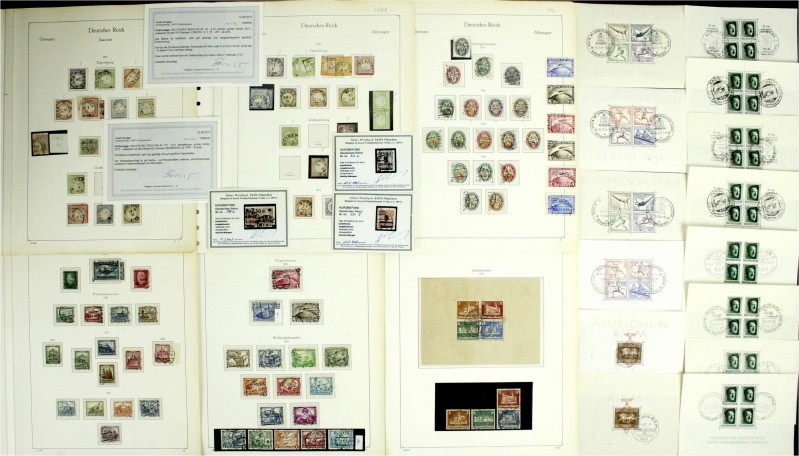 Briefmarken, Lots und Sammlungen
Deutsches Reich 1872-1945 gest.: Umfangreiche S...