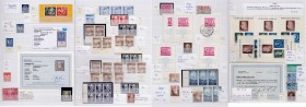 Briefmarken, Lots und Sammlungen
DDR-Plattenfehler 1949/1990 **/gest.: 2 Einsteckalben mit gesuchten Plattenfehlern, etliche bereits BPP geprüft oder ...