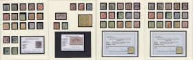 Briefmarken, Lots und Sammlungen
Altdeutschland-Hamburg 1859-1867 */gest.: Meist gestempelte Sammlung in guter Qualität, dabei Nr. 2 mit "ELIPSENSTEMP...
