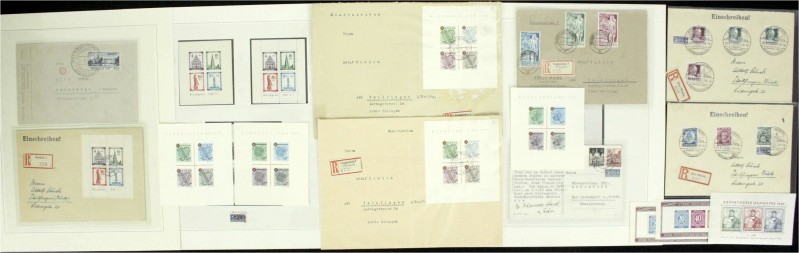 Briefmarken, Lots und Sammlungen
Deutschland 1945-1949 **/gest.: Reichhaltige Sa...
