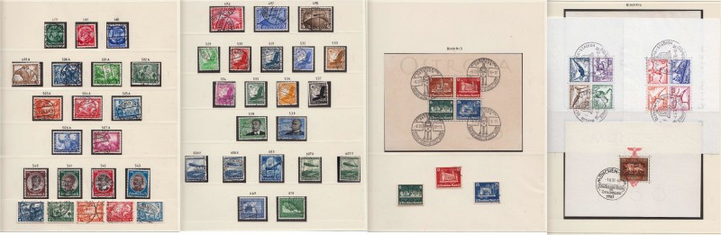 Briefmarken, Lots und Sammlungen
Deutsches Reich 1933-1945: Komplette gest. Samm...