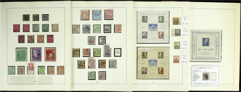 Briefmarken, Lots und Sammlungen
SBZ 1945/1949 gest.: Gestempelte Sammlung im SA...