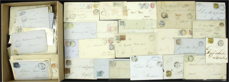 Briefmarken, Briefe, Lots
Altdeutschland/Thurn und Taxis - Briefe 1852/1866: Int...