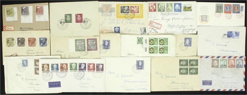 Briefmarken, Briefe, Lots
Deutschland - Briefe: Posten mit ca. 150 Belegen, dabe...