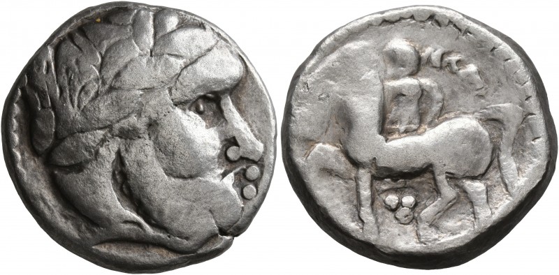 CELTIC, Middle Danube. Uncertain tribe. 2nd century BC. Tetradrachm (Silver, 24 ...