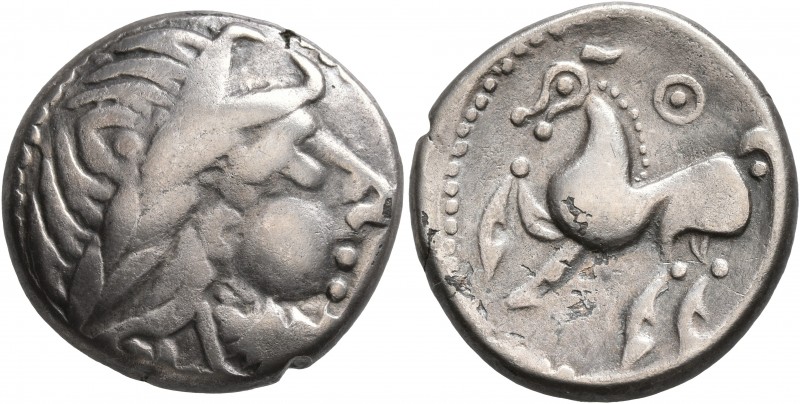 CELTIC, Middle Danube. Uncertain tribe. 2nd-1st centuries BC. Tetradrachm (Subae...