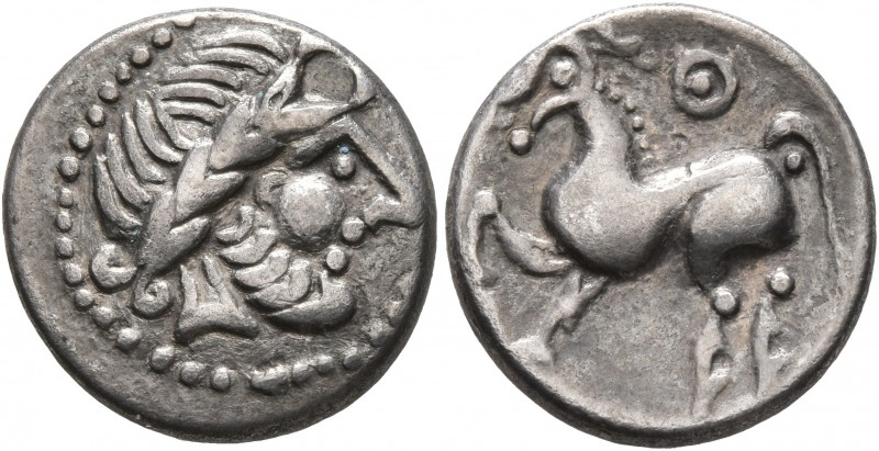 CELTIC, Middle Danube. Uncertain tribe. 2nd-1st centuries BC. Drachm (Silver, 15...