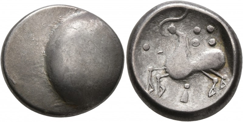 CELTIC, Middle Danube. Uncertain tribe. 2nd-1st centuries BC. Tetradrachm (Silve...
