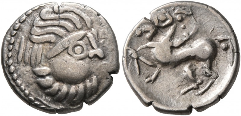 CELTIC, Middle Danube. Uncertain tribe. 2nd-1st centuries BC. Drachm (Silver, 15...