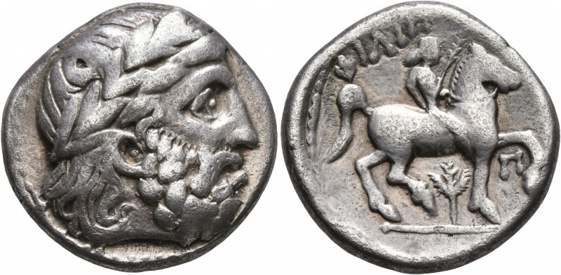 CELTIC, Lower Danube. Uncertain tribe. 3rd century BC. Tetradrachm (Silver, 25 m...