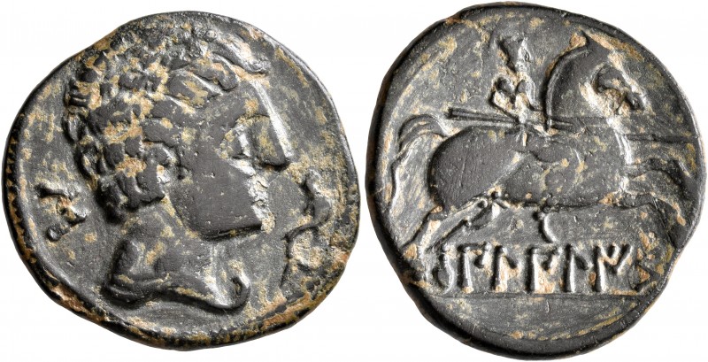SPAIN. Bilbilis. Late 2nd-early 1st centuries BC. Unit (Bronze, 26 mm, 8.82 g, 1...