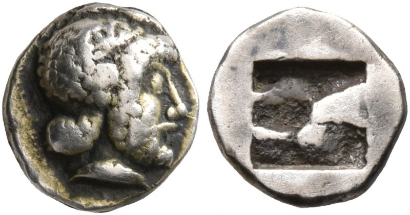 GAUL. Massalia. Circa 500-475 BC. Hemiobol (Silver, 8 mm, 0.66 g), Milesian stan...
