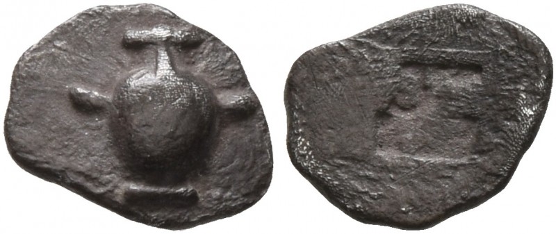 GAUL. Massalia. Circa 500-475 BC. Tetartemorion (Silver, 7 mm, 0.19 g), Milesian...