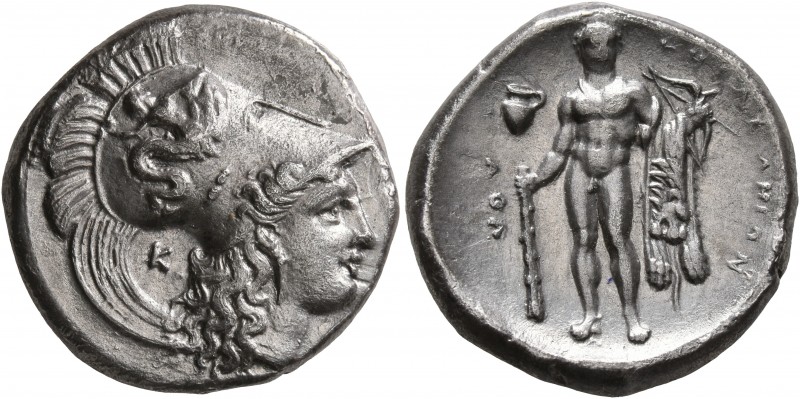 LUCANIA. Herakleia. Circa 330/25-281 BC. Didrachm or Nomos (Silver, 21 mm, 7.77 ...