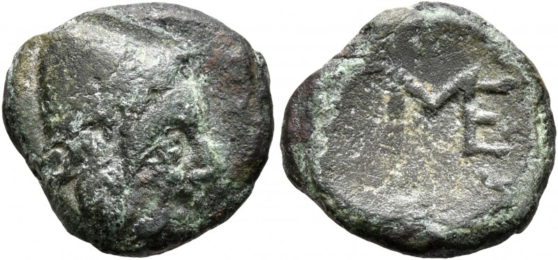 SICILY. Messana. Circa mid 4th century BC. Chalkous (Bronze, 15 mm, 2.00 g, 6 h)...