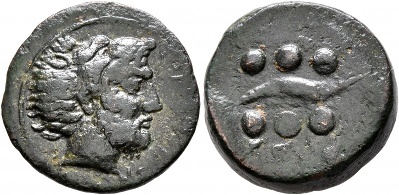 SICILY. Soloi. Circa 415-406 BC. Hemilitron or Hexonkion (Bronze, 20 mm, 6.00 g,...
