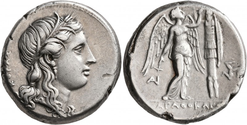 SICILY. Syracuse. Agathokles, 317-289 BC. Tetradrachm (Silver, 26 mm, 16.87 g, 1...