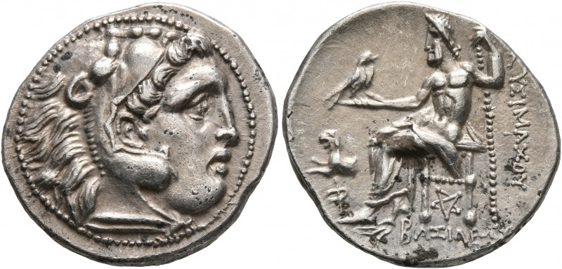 KINGS OF THRACE. Lysimachos, 305-281 BC. Drachm (Silver, 19 mm, 4.33 g, 12 h), i...