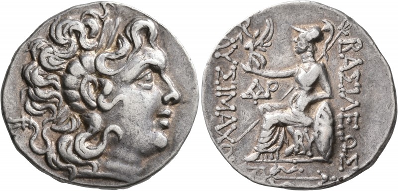 KINGS OF THRACE. Lysimachos, 305-281 BC. Tetradrachm (Silver, 30 mm, 16.69 g, 12...