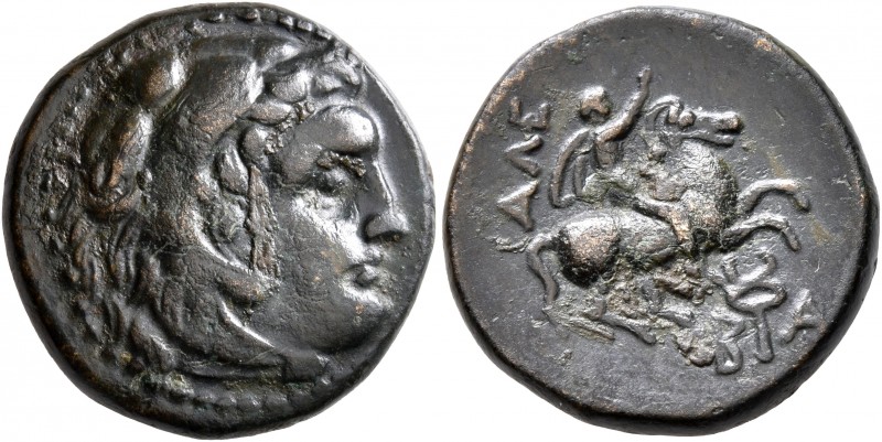 KINGS OF MACEDON. Alexander III ‘the Great’, 336-323 BC. AE (Bronze, 19 mm, 6.68...