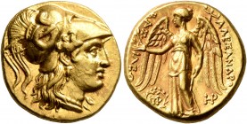 KINGS OF MACEDON. Alexander III ‘the Great’, 336-323 BC. Stater (Gold, 17 mm, 8.61 g, 9 h), Babylon, struck under Seleukos I, circa 311-300. Head of A...