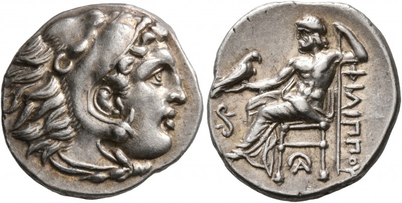 KINGS OF MACEDON. Philip III Arrhidaios, 323-317 BC. Drachm (Silver, 19 mm, 4.28...