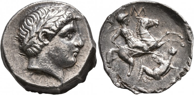 KINGS OF PAEONIA. Patraos, circa 335-315 BC. Tetradrachm (Silver, 25 mm, 12.62 g...