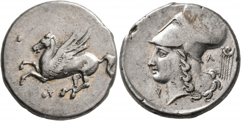 AKARNANIA. Thyrrheion. Circa 320-280 BC. Stater (Silver, 21 mm, 7.55 g, 11 h). Θ...