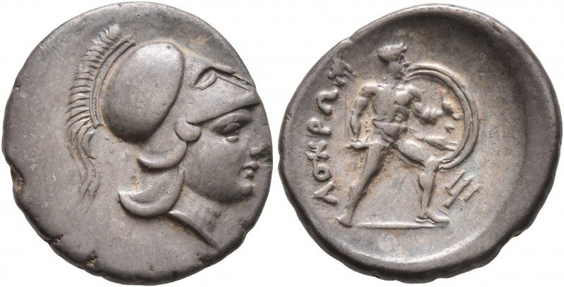 LOKRIS. Lokris Opuntii. Circa 300-275 BC. Tetrobol (Silver, 17 mm, 2.77 g, 11 h)...