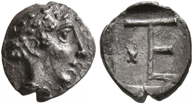 IONIA. Kolophon. Circa 450-410 BC. Tetartemorion (Silver, 7 mm, 0.31 g, 12 h), P...