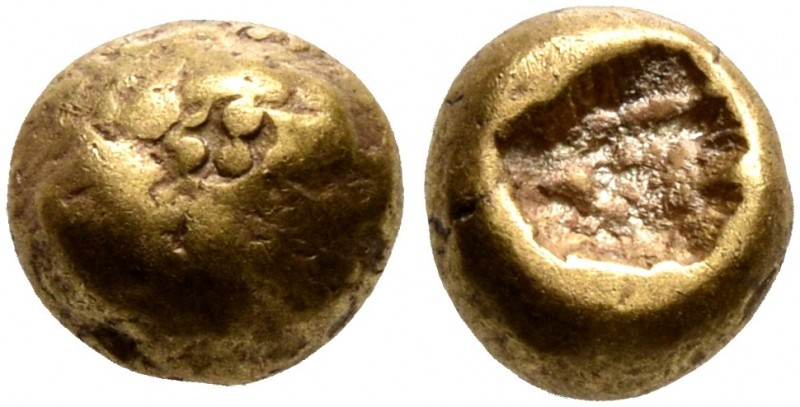 IONIA. Uncertain. Circa 625-600 BC. 1/24 Stater (Electrum, 5 mm, 0.66 g). Indist...