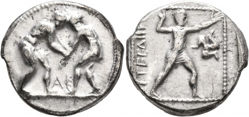 PAMPHYLIA. Aspendos. Circa 380/75-330/25 BC. Stater (Silver, 23 mm, 10.80 g, 12 ...