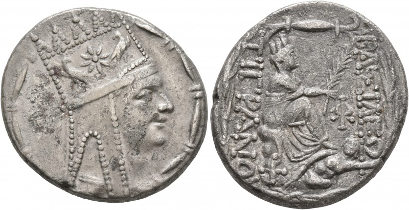 KINGS OF ARMENIA. Tigranes II ‘the Great’, 95-56 BC. Tetradrachm (Silver, 27 mm,...