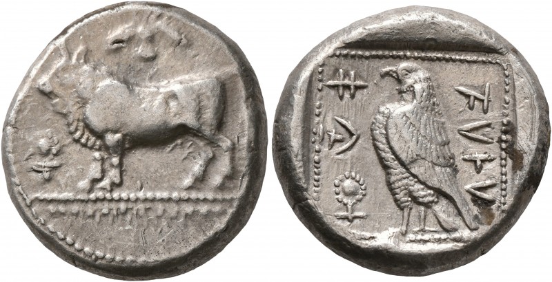 CYPRUS. Paphos. Stasandros, second half of 5th century BC. Stater (Silver, 22 mm...